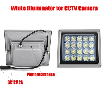 NOVOXY Umple lLight 20BUC Mare Putere Matrice Alb-Lumina LED Lumina Pentru CCTV aparat de Fotografiat