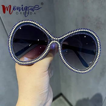 Ochelari de Soare pentru femei la Modă de Fluturi Mici Pietre Supradimensionate Desinger ochelari de Soare Nuante Pentru Femei Gafas De Sol Mujer