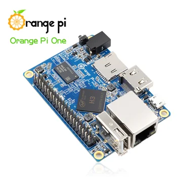 Orange Pi Unul de 1GB+sursa de Alimentare+Alb carcasa+Cablu Folosește AllWinner H3 SoC, Rula Android 4.4, Ubuntu, Debian Imagine
