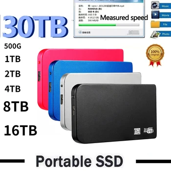 Original 1TB ssd HDD Portabil Hard Disk Extern 500GB SSD pentru PC, Laptop, Dispozitiv de Stocare USB 3.0 Hard Disk Mobil