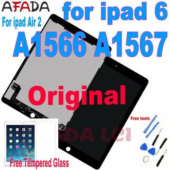 Original LCD Pentru ipad 6 Display LCD Touch Screen Digitizer Asamblare ipad Air 2 A1566 A1567 / ipad6 Ecran Înlocuire