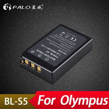 Palo 1 buc 2000mAh PS-BLS5 BLS-5 BLS5 BLS-50 BLS50 Baterie pentru Olympus E-PL2,E-PL5,E-PL6,E-PL7,E-PM2, OM-D E-M10 E-M10 II Stylus1