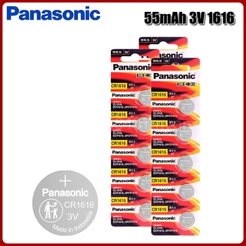 Panasonic 100% Original CR1616 Buton Baterie pentru Ceas Cheie de la Distanță Masina Cr 1616 ECR1616 GPCR1616 3v Baterie cu Litiu
