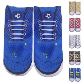 Pantof Amuzant Sosete Unisex Imprimare 3d Creative Șosete de Moda de Vara Barca Șosete Pentru Femei, Bărbați Noutăți 2023 Tendință Calcetines