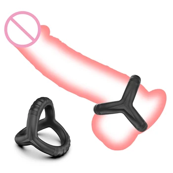 Penis Inel De Silicon Reutilizabile Material Seminal Inel De Penis Marirea Penisului, Ejaculare Întârziată Jucarii Sexuale Pentru Barbati