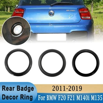 Pentru BMW Seria 1 F20 F21 M140i M135 2011-2019 Masina din Spate Insigna Inel de Boot Logo-ul de Brand Emblema Capac Cadru Decor Ornamental Autocolant