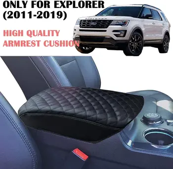 Pentru Ford Explorer Masina SUV Consola centrala Capac din Piele PU, Anti-Alunecare, Capac Cotiera 2011 2012 2013 2014 2015 2016 2017 2018 2019