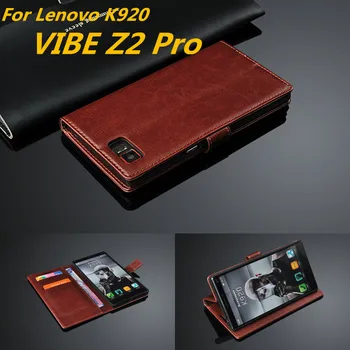 Pentru fundas Lenovo VIBE Z2 Pro cartelei caz acoperire pentru Lenovo VIBE Z2 Pro K920 caz telefon din piele ultra subțire wallet flip cover