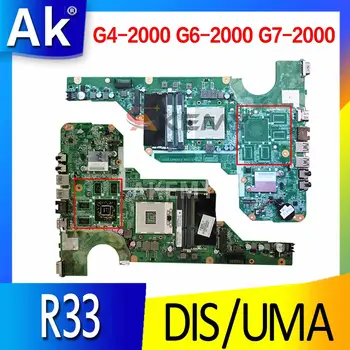 Pentru HP G4-G6 2000-2000 G7-2000 Laptop Placa de baza Placa de baza DA0R33MB6F1 DA0R33MB6F0 DA0R33MB6E0 Placa de baza Placa de baza