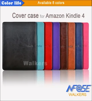 Pentru Kindle 4 5 Caz, Slim Cover pentru Kindle 5 Auto Somn Funda din Piele pentru Kindle 4 2012 Ereader Coajă de Protecție