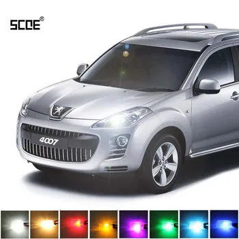 Pentru Peugeot 4007 4008 5008 1007 SCOE 2 buc X 12SMD Bec LED Lampă Față Lumina de Parcare Fata Partea Marker Sursă de Lumină de Styling Auto