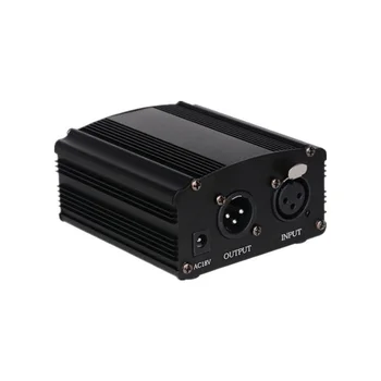 Pentru Phantom Power Bm 800 De Microfon cu 48V Alimentare cu Adaptor XLR Cablu Audio pentru Condensator Micro Karaoke Microfon Mikrofon
