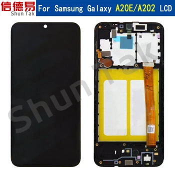 Pentru Samsung Galaxy A20e A202 A202F A202DS Display Touch Screen Digitizer Asamblare A202 A202F/DS Pentru SAMSUNG A20e LCD