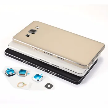 Pentru Samsung Galaxy A5 2015 A500 A500H A500F A500FU A500FN Carcasa de Metal Baterie Capac Spate+Volum Butonul de Alimentare+aparat Foto Capacul Obiectivului