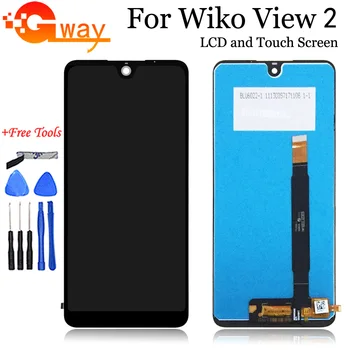 Pentru Wiko Vedere 2 Display LCD si Touch Screen Digitizer Asamblare de Piese de Schimb Black+Instrumente Pentru Wiko View2 W_C800 C800 Display LCD
