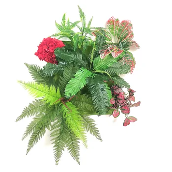 Plante artificiale Fals Frunze Bonsai de Flori Agățat de Plastic Iarba Copac DIY Grădină Decorativ de Interior Acasă Naturale Art Decor