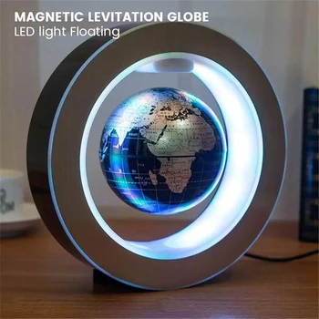 Plutind Lampa de Levitatie Magnetica Glob LED Rotativ Glob Lumini Lumini Noptiera Acasă Noutate Plutind Lampa de Cadouri de Anul Nou