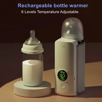 Portabil Lapte Cald Pentru Încălzirea Laptelui de Încălzire Încălzitor de biberoane Auto USB de Încărcare Sticla Incalzitor Pentru Copilul Mumie în aer liber ingrijire Copil