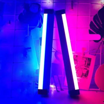 Portabil LED-uri Lumina de Umplere cu LED Baghetă luminoasă USB Reîncărcabilă Fotografie de Iluminat Reglabil Flash de Lumină RGB Selfie Lampa