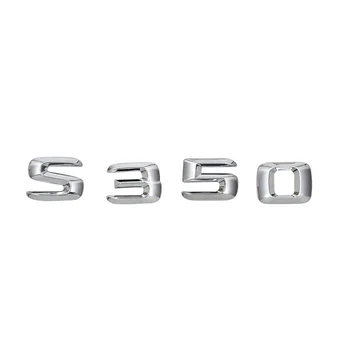 Portbagaj Capac Spate Emblema, Insigna Chrome Litere S 350 Pentru Clasa S 220SE W111 W116 W126 W140 W220 W221 W222 S350