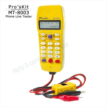 Pro'skit detectarea automată linie de telefon tester MT-8003 16-bit LCD Caller tip verifice linia Telefonică Circuit Finder Instrumente de Reparare