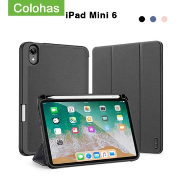 Protecție Funda Tableta Caz Pentru iPad Mini 6 Caz 2021 rezistent la Șocuri Capacul suportului TPU Smart Cover Pentru iPad mini6 2021 Caz Moale