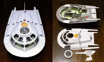 Proteus Călătoria Magică a lui nave Spațiale 3d Model din Hârtie DIY