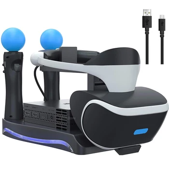 PS4 PS VR Încărcare Suport de Stocare a Muta Controler Încărcător Stație de Cască Procesor Vitrina pentru Playstation VR PSVR CUH-ZVR2