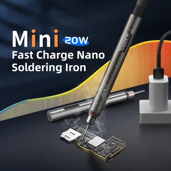 QIANLI Nano Stilou de Lipit Portabil Mini Fier de Lipit Universal 115 Fier de Lipit Sfaturi 20W PD încărcare Pentru Sudare