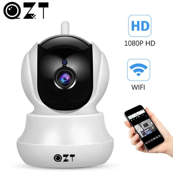 QZT Camera IP Wireless Wifi de Interior Mini animale de Companie Câine Camera de Supraveghere Viziune de Noapte Baby Monitor Smart Home Security Camera 1080P