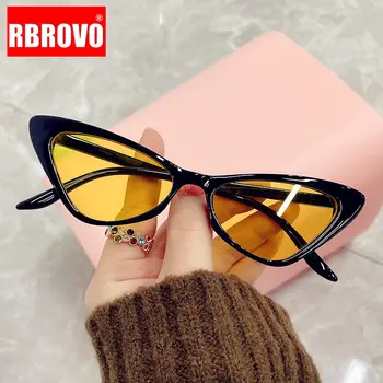 RBROVO 2022 Cateye Retro ochelari de Soare pentru Femei de Înaltă Calitate Ochelari de Femei/Bărbați Pahare Mici Femei Oglindă UV400 Gafas De Sol Mujer