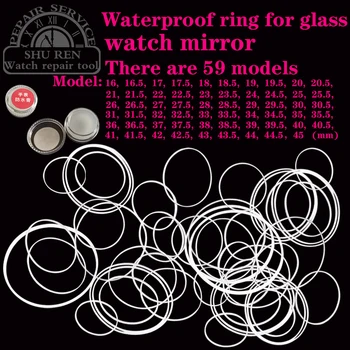 Reparații părți ceas, ceas kit piese, sticla cadran inel rezistent la apa, o varietate de opțional inel rezistent la apa, ceasul inel de etanșare