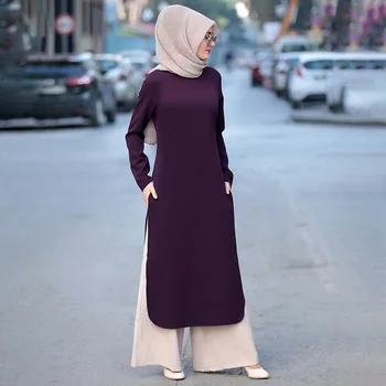 Rugăciune musulmană femei cu rochii lungi orientul mijlociu rochie de moda Hui naționalitate rochie de seara, costum din două piese