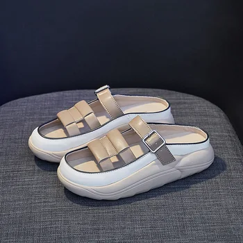 Sandale Femei de Vara Noi 2022 Trendyol Slip-on Pantofi de Plaja si Femeie Catâri Doamnelor Confortabil Fund Gros Încălțăminte de Designer