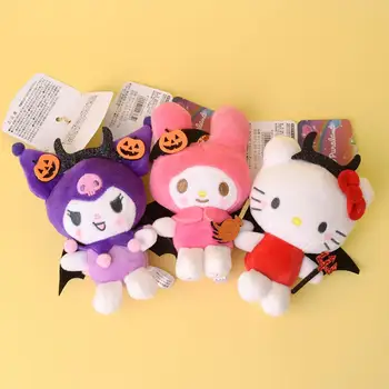 Sanrio 10Cm brelocuri Halloween Demon Kuromi Cinnamoroll Babycinnamoroll Pisica Papusa de Plus Pandantiv Cadouri pentru Prietenii Copiilor