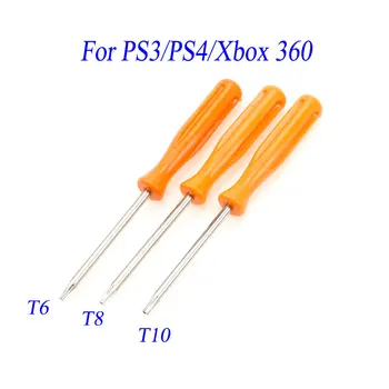 Securitate Șurubelniță pentru Xbox 360/ PS3/ PS4 Falsificat Gaura Repararea Deschiderea Instrument de șurubelnițe Torx T6 T8 T10