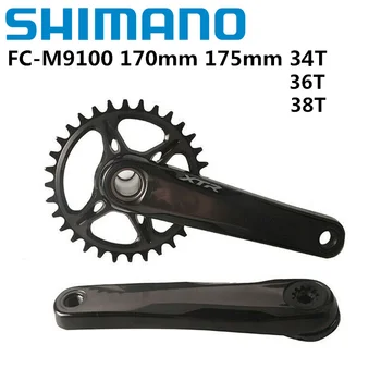 SHIMANO XTR M9100 M9120 165/170/175 mm 30T 32T 34T 36T 38T 12s Angrenajul Pentru Mountain Bike MTB 12s MT800 pedalier Original