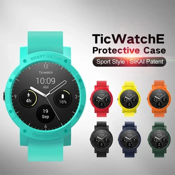 SIKAI Greu PC-ul All-în jurul valorii de Protecție Caz Ceas Pentru Ticwatch E Fierbinte de Vânzare de Înaltă calitate Shell Pentru Ticwatch Acoperi Smartwatch Caz