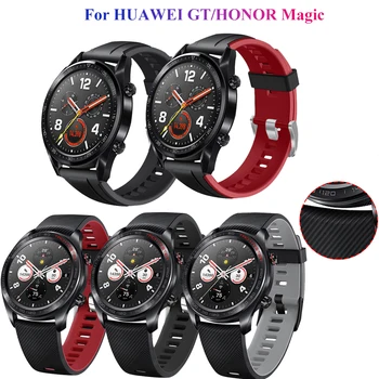 Silicon Bratara Curea pentru ceas HUAWEI GT/GT 2 46mm GT2e ONOARE Ceas Magic 2 curea Bratara GT2 Smartwatch Curea 22mm