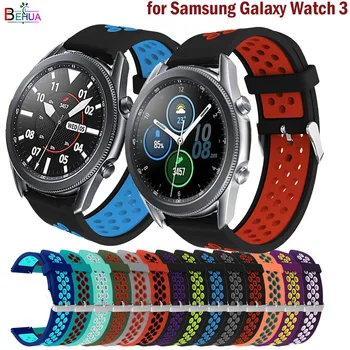 Silicon de înaltă Calitate watchStrap pentru Samsung Galaxy Watch 3 45mm Inteligent watchband Bratara Correa bratara 22mm latime curea nouă
