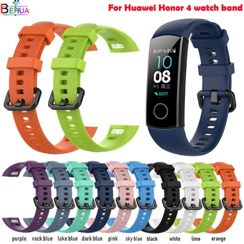 silicon sport curea ceas trupa Pentru Huawei Honor 4/5 ceas inteligent Pedometru Înlocuire sport Fitness Brățară curea Accesorii