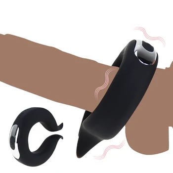 Silicon Vibrator Inel Penis Vibrator de Masaj Intarziere Ejaculare Mini Vibratoare Glonț Erectie Penis Inel de Blocare Jucarii Sexuale pentru Barbati