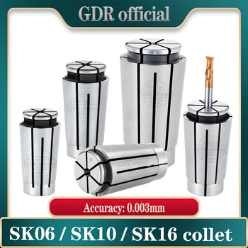 sk collet SK06 SK10 SK13 SK16 SK20 SK25 SK collet chuck CNC de precizie de mare viteză strung freza collet tool holder