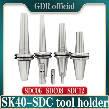 SK30 SK40 DC6 DC8 DC12 portsculă SK SDC DC Trage Înapoi Instrument Tolder dc6 dc8 dc12 bt sdc sdc6 sdc8 sdc12 suport instrument collet