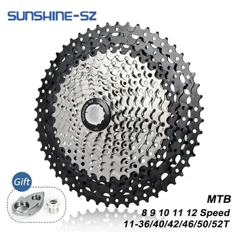 Soare Mountain Bike 8 9 10 11 12 Viteza de Velocidade de Biciclete Casetă de Pinioane MTB Pinion 36T 40T 42T 46T 50T 52T pentru SHIMANO