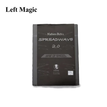 Spreadwave 2.0 de Mathieu Bich Trucuri Magice Card de Predicție Magia Magician Până Aproape de Strada Iluzii, Trucuri de Mentalism elemente de Recuzită