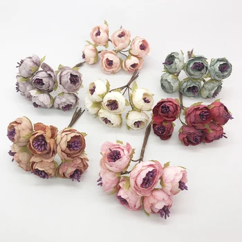 Stamen Crescut Flores DIY Cutie de Cadou Album de Nunta Decor Ghirlanda Decor Acasă Flori Artificiale Ieftine decor în aer liber