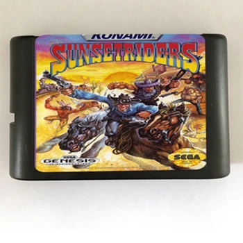 Sunsetriders Joc Cartuș Nou de 16 biți Carte de Joc Pentru Sega Mega Drive / Genesis Sistem