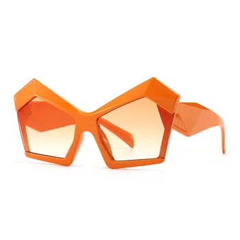 Supradimensionat ochelari de Soare Ochi de Pisica Femeile Nouă Epocă de Mare Lrregular Pătrat Nuante Bărbați Ochelari de Soare UV400 Ochelari de Oculos Gafas De Sol
