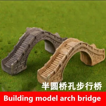 Tabel de nisip model de arc de pod de tren model parc peisaj peisaj, pod, arc, model model de simulare